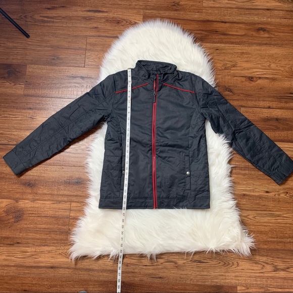 Cat & Jack Target Brand Charcoal Big Kid Hybrid Full Zip Jacket Size XL NWOT - Picture 3 of 6
